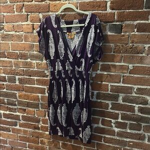 Purple Paisley Women's Dress